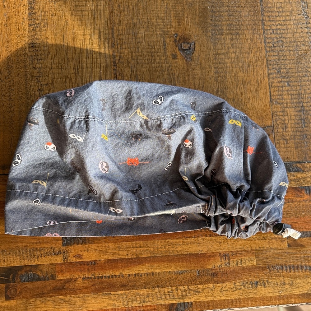 Halloween masks surgical scrub cap